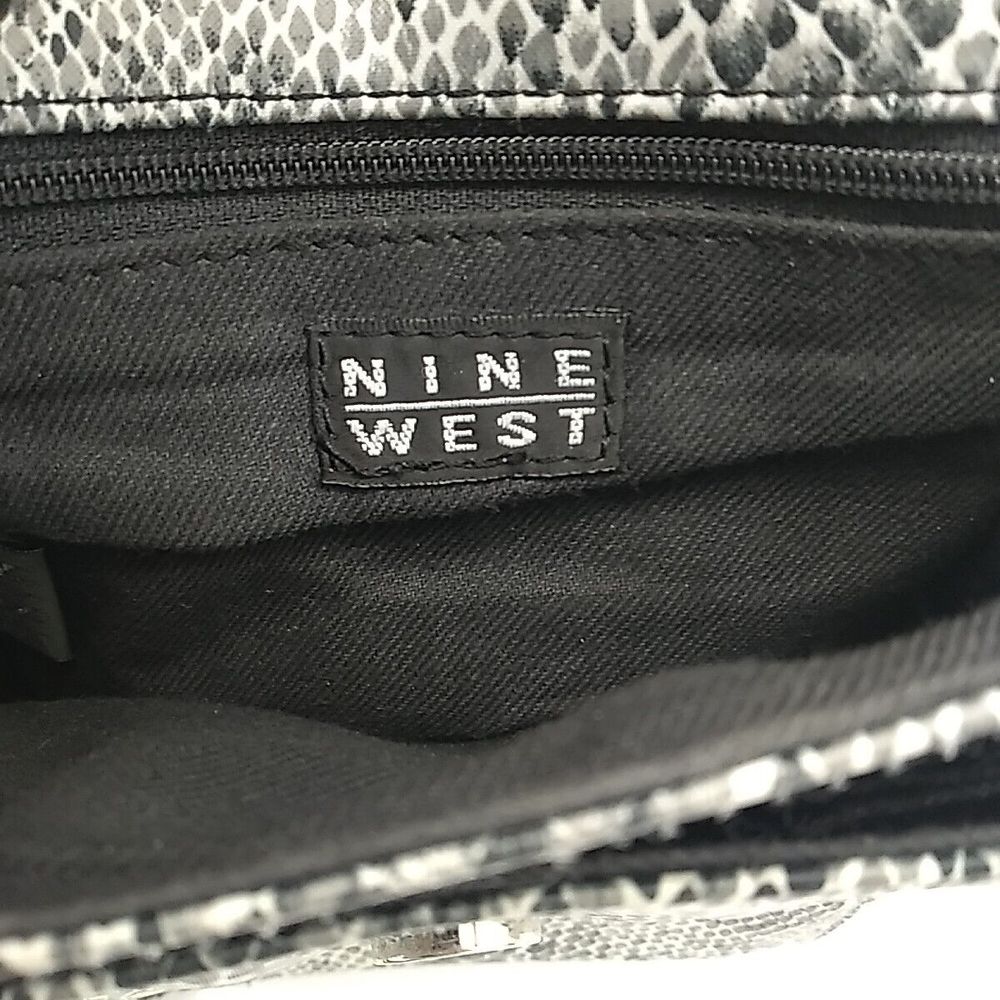 Nine West Faux Python Snake Print Small Crossbody… - image 7